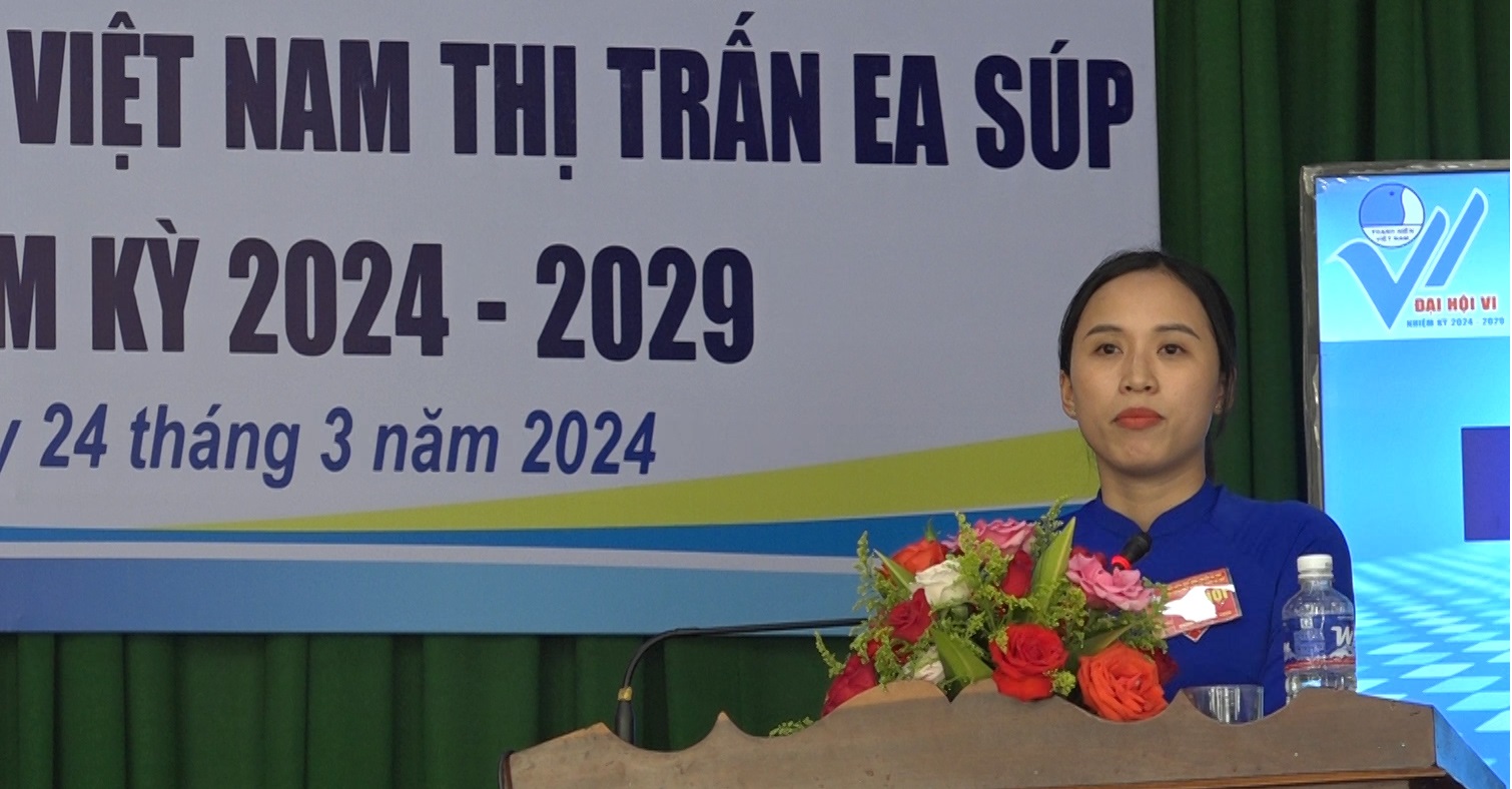 lãnh đạo Huyện đoàn phát biểu chỉ đạo